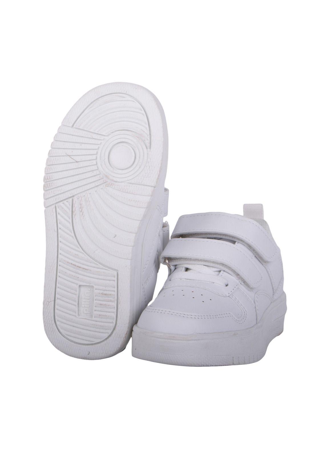 Zapatillas Escolar Unisex Blanco Pillin-3