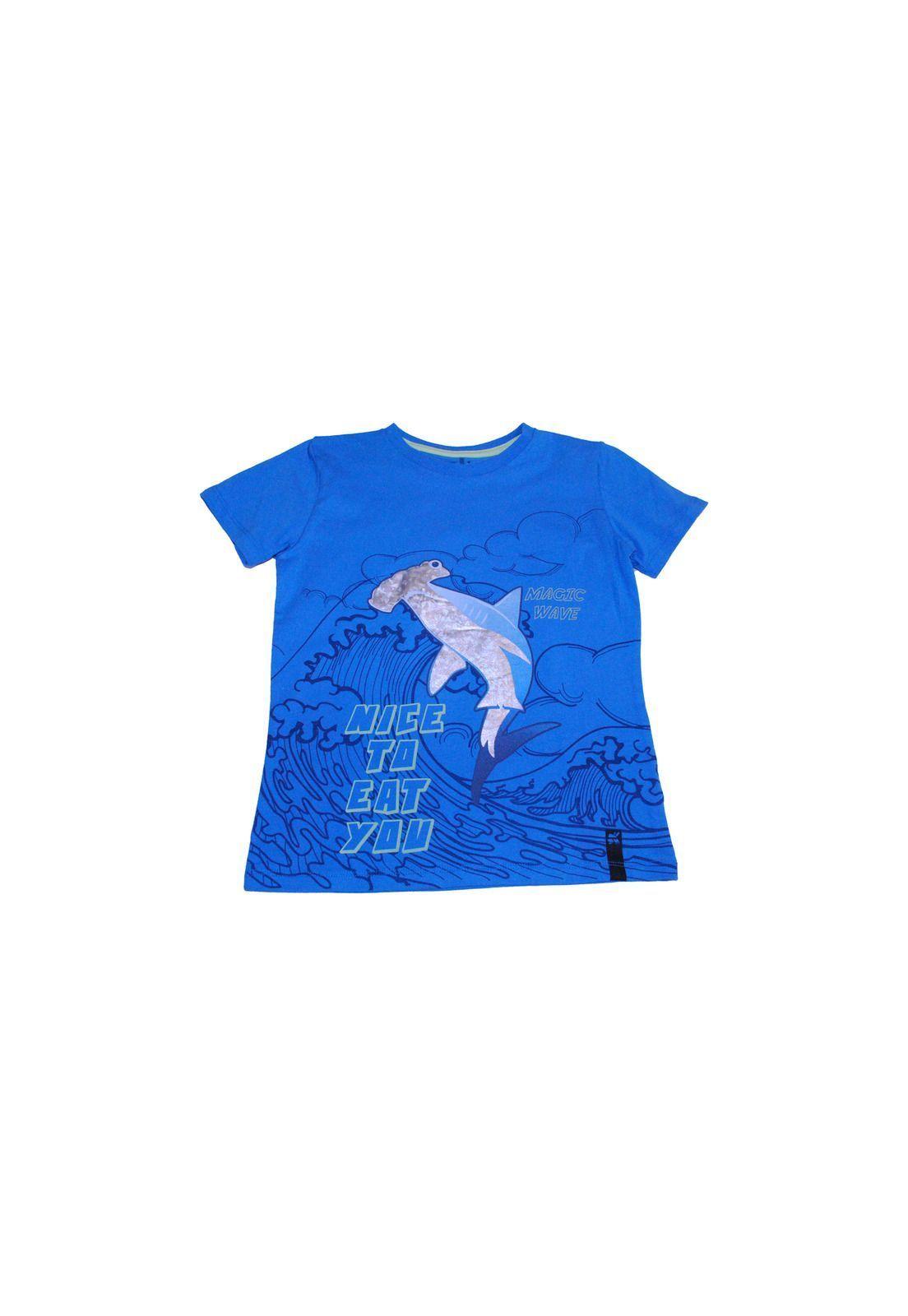 Polera Niño Azul Pillin-0