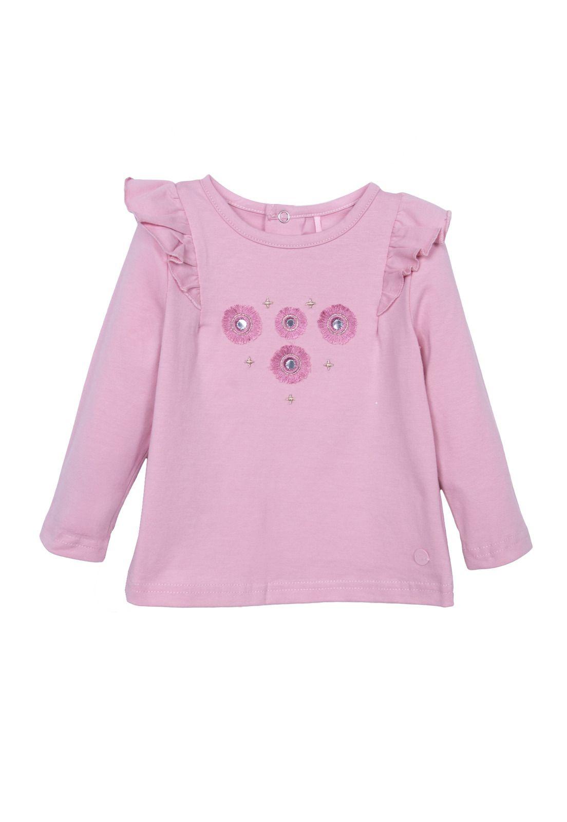 Polera  Rosado Niña Pillin (PVD639-26RSO)-0