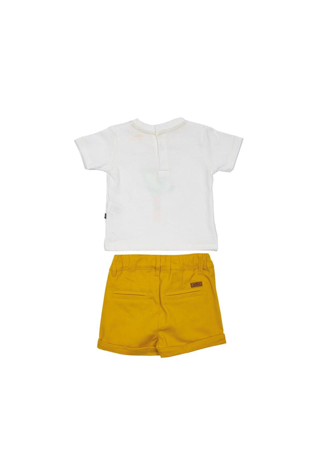 Conjunto Bebé Niño Amarillo Pillin-1