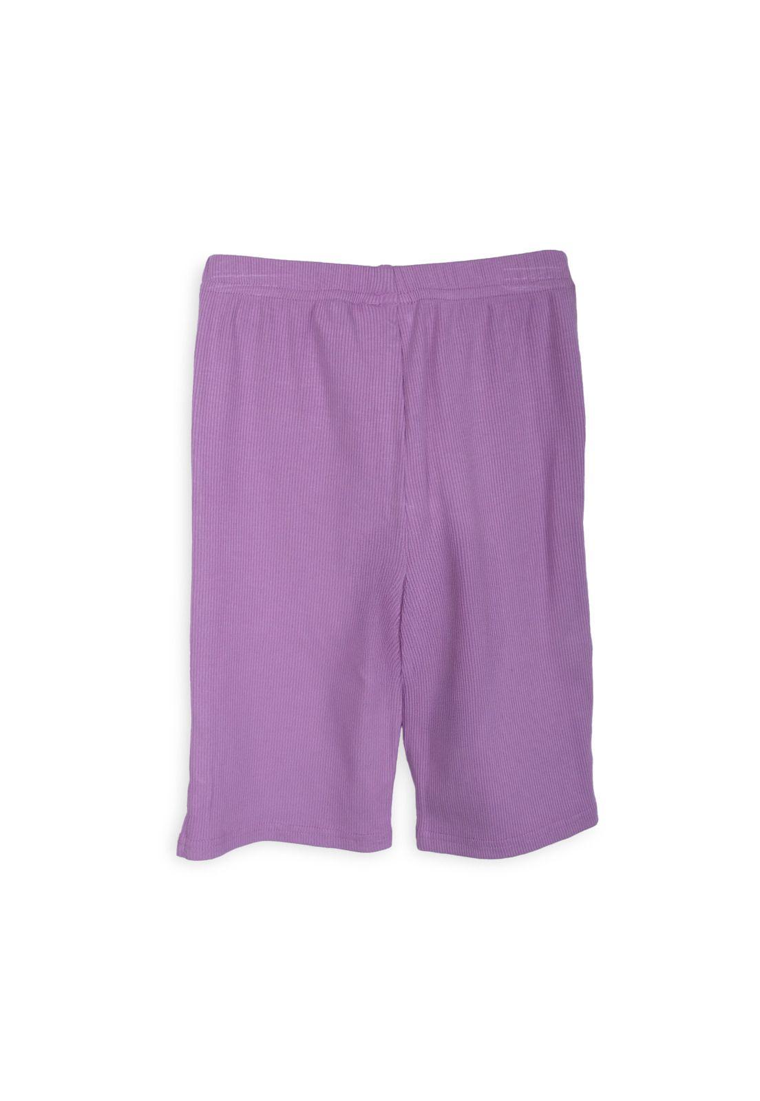 Calza Bebé Niña Lisa Pierna Ancha Violeta Pillin-1