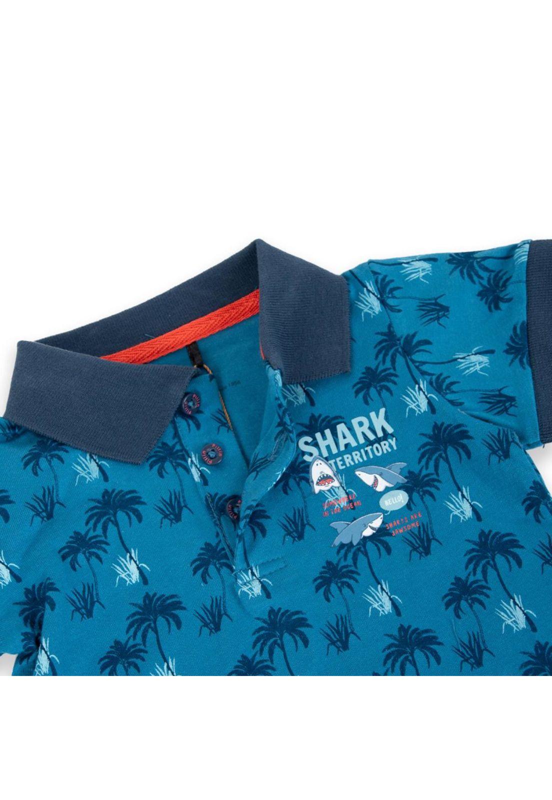 Polera Bebé Niño Azul Pillin-1