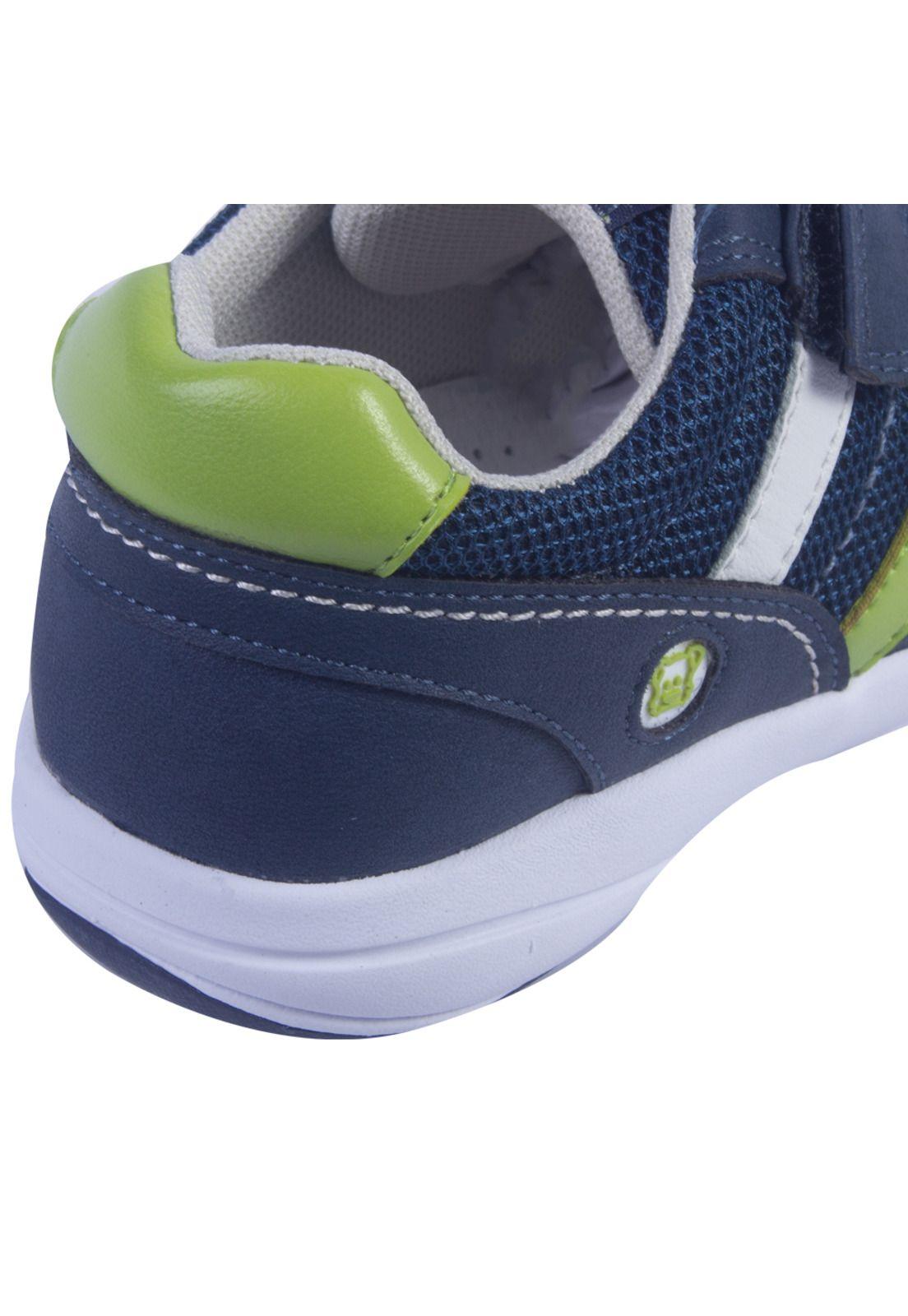 Zapatillas Bebe Niño Azul Pillin-3