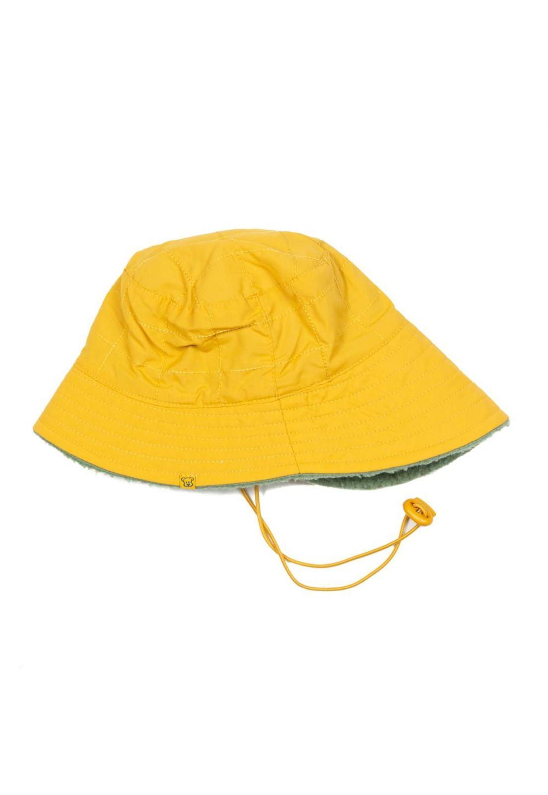 Gorro Bebé Niño Mostaza Pillín-3