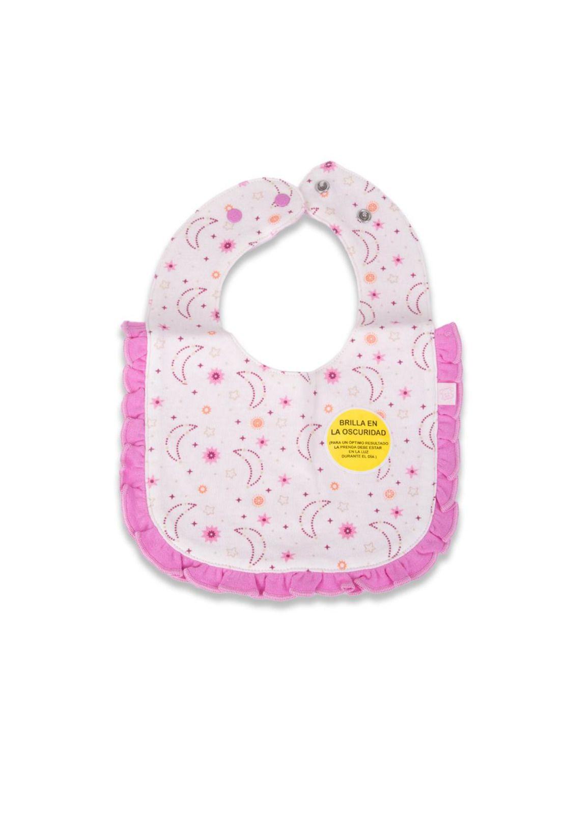 Pack 2 Pzas Babero Bebé Niña Multicolor Pillin-1