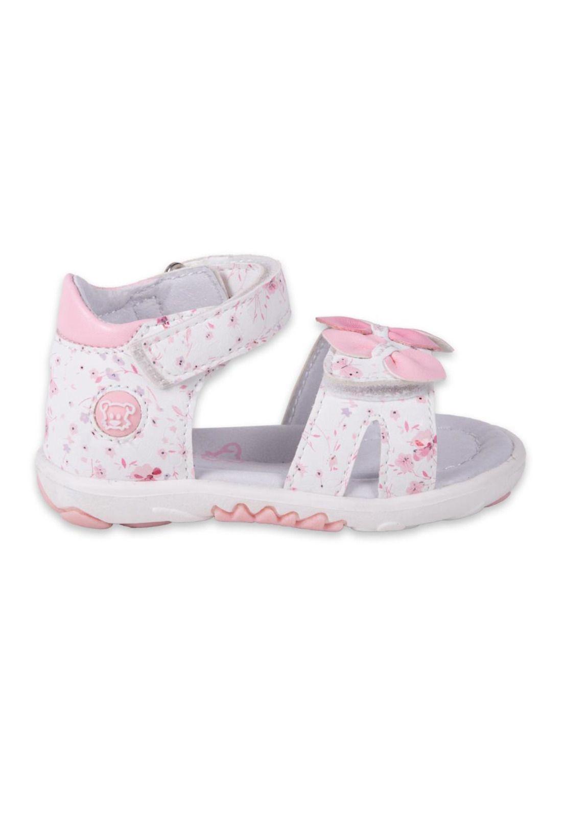 Sandalias Bebe Niña Blanco Pillin-2