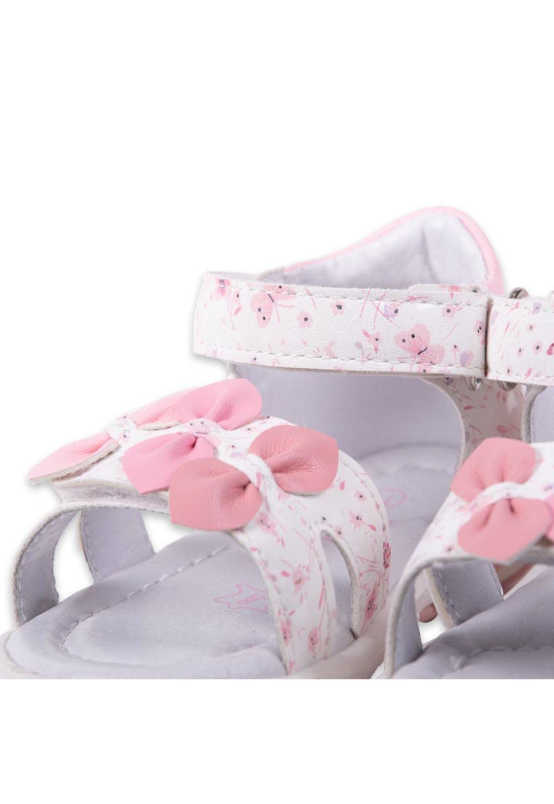 Sandalias Bebe Niña Blanco Pillin-4
