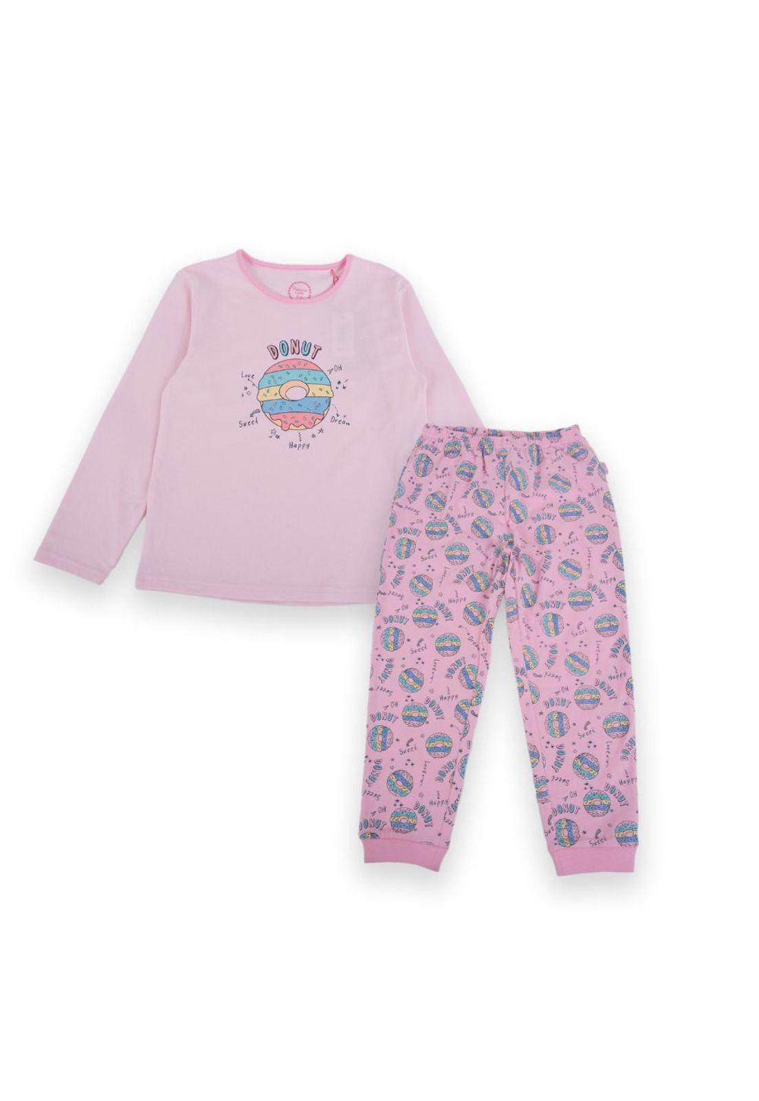 Pijama Niña Rosado Pillin-2