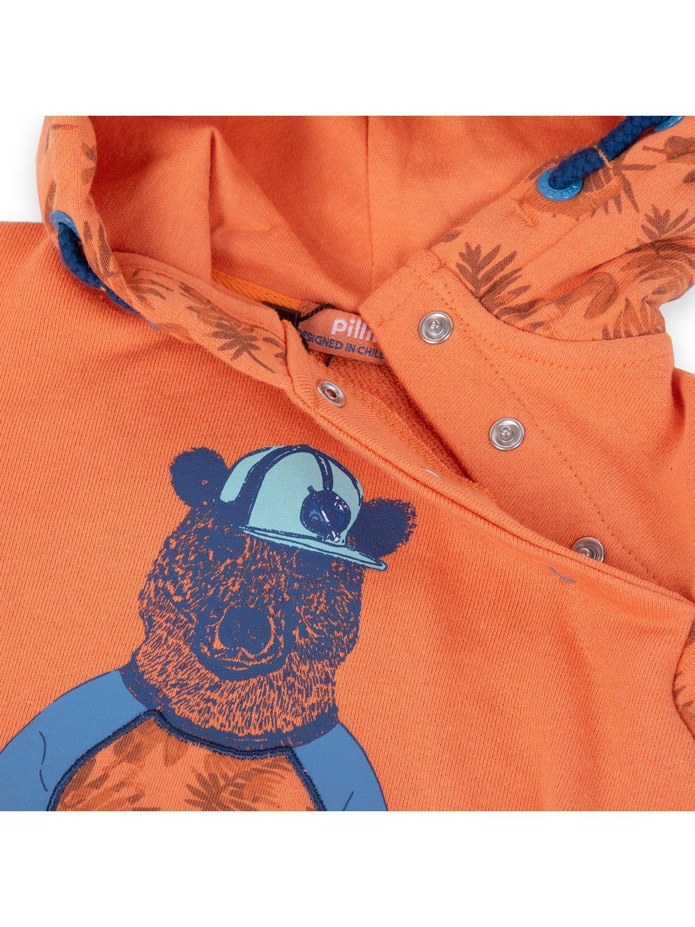 Polerón Niño Naranja Pillin (PVA518-24NAR)-1