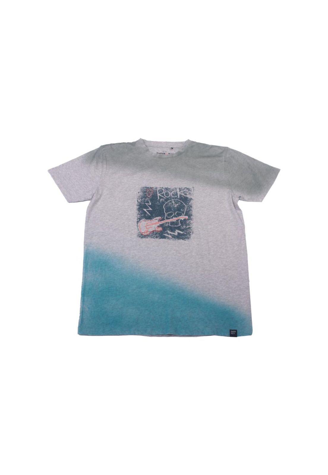 Polera Niño Gris claro Pillin-0