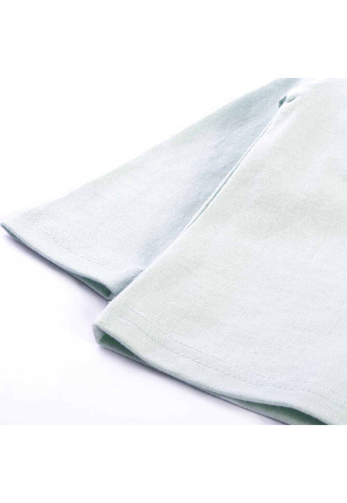 Polera Manga Larga Bebé Niña Menta Pillin-2