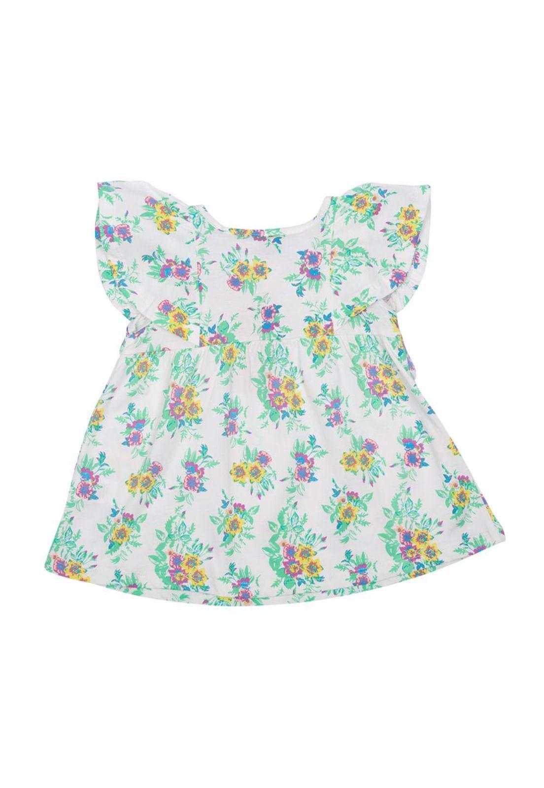 Vestido Bebé Niña Blanco Pillín-1