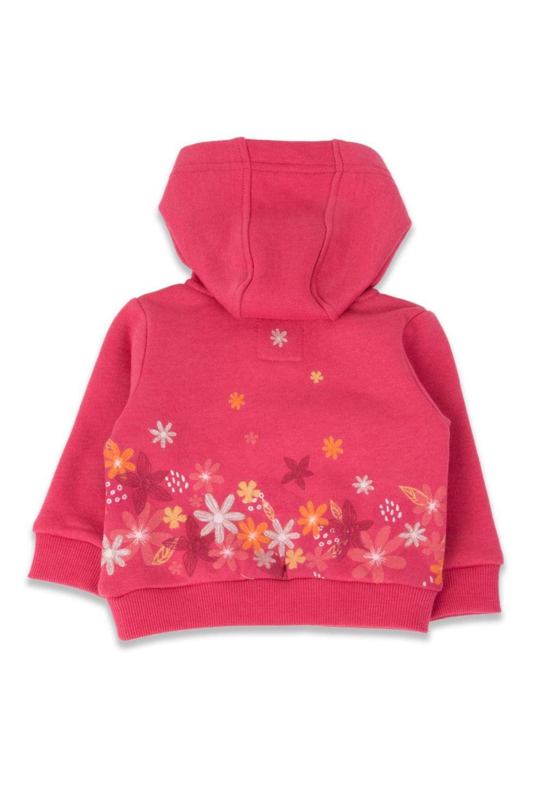 Polerón Bebé Niña Rojo Pillin-2