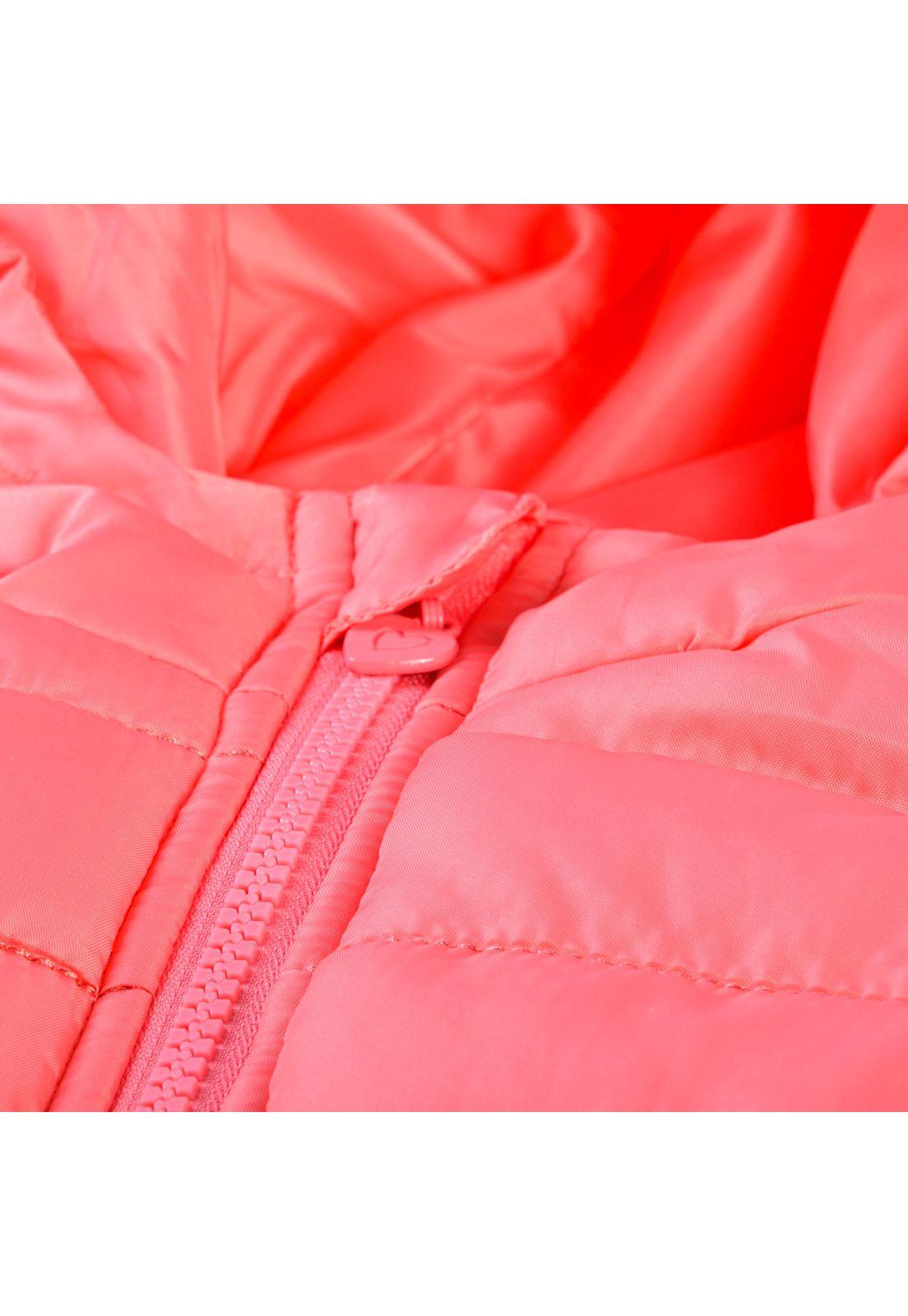 Parka Básica Niña Rosado Pillin-3