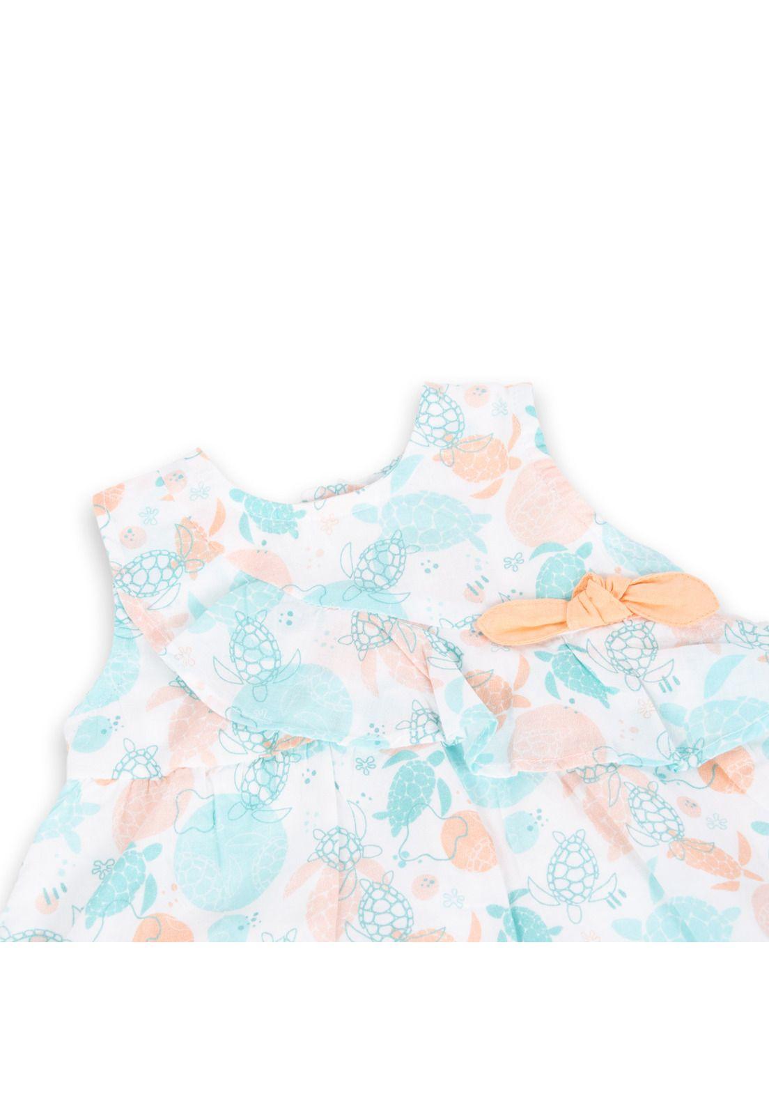 Vestido Bebé Niña Naranja Pillin-2