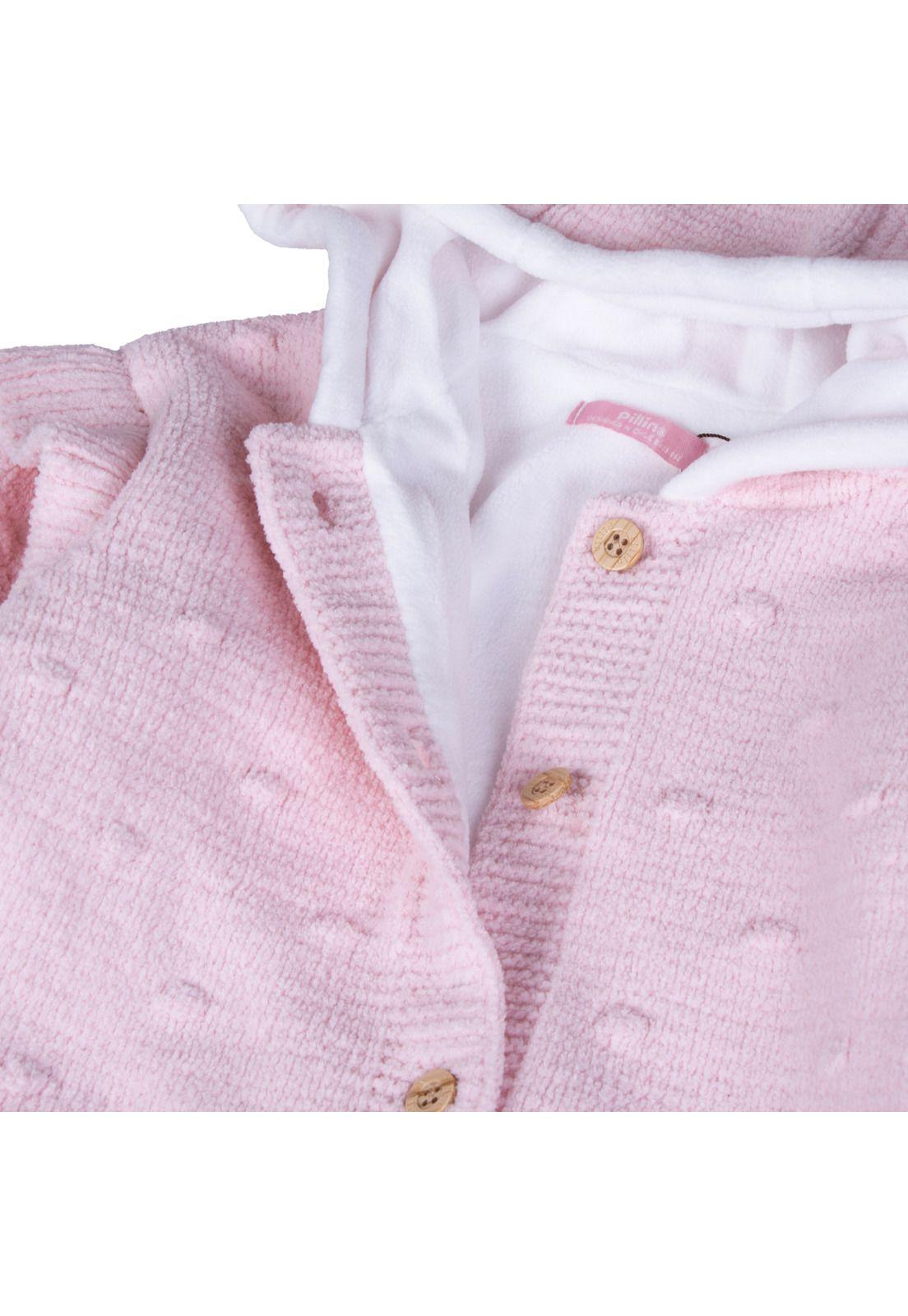 Chaleco Bebe  Rosado Pillin ( PVB915-25ROS )-1