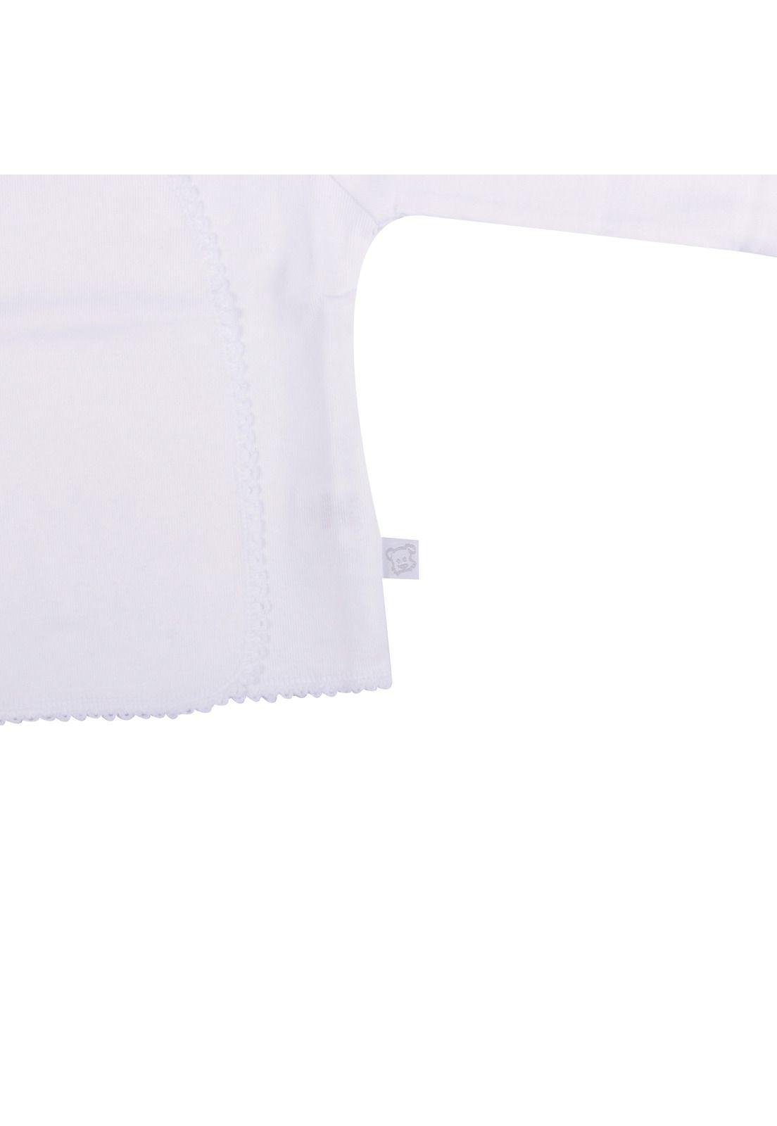 Set 2 Pzas Chambrita Unisex Blanco Pillin-2