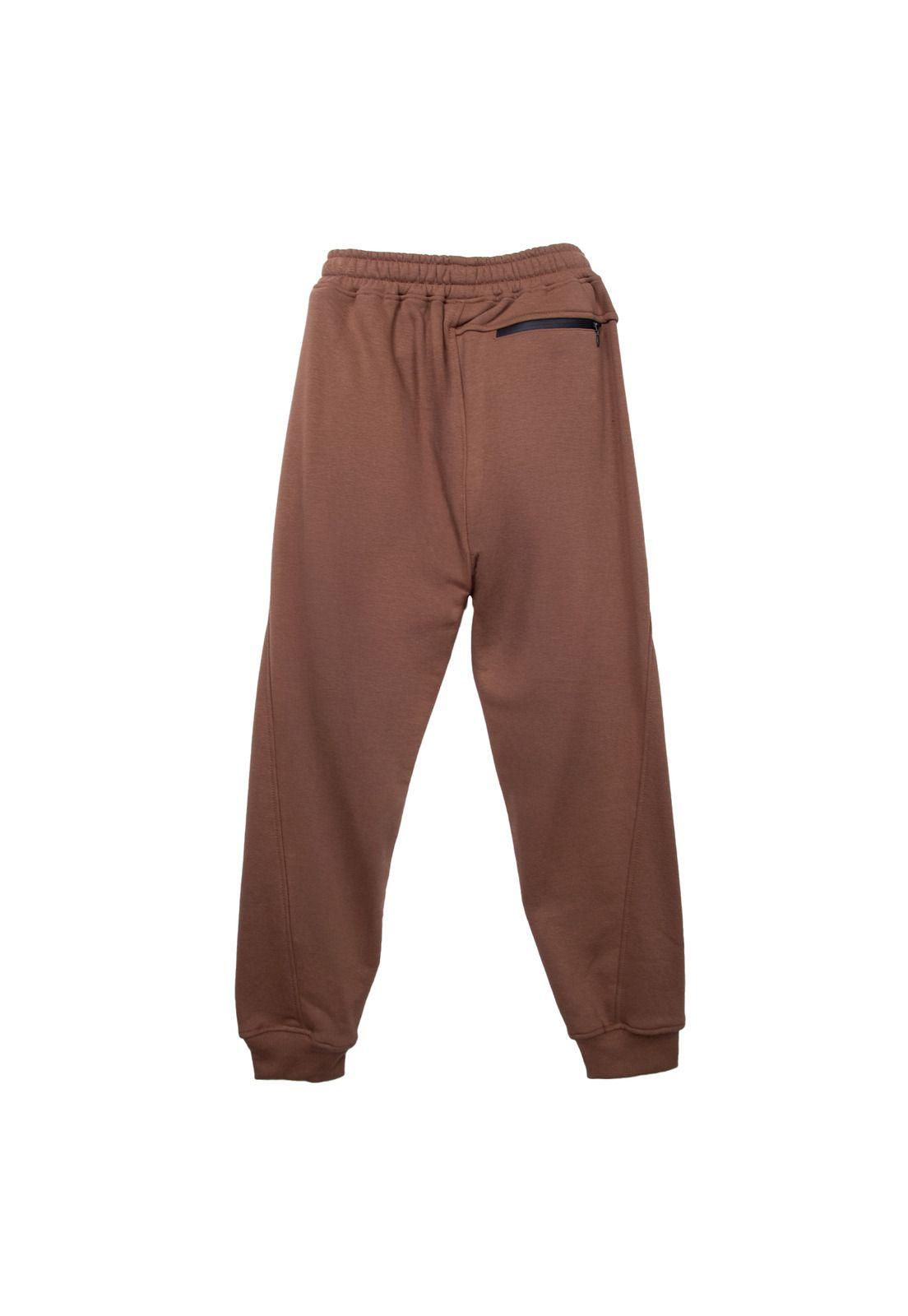 Pantalón Buzo  Café Niño Pillin (TVD520-26CHO)-1