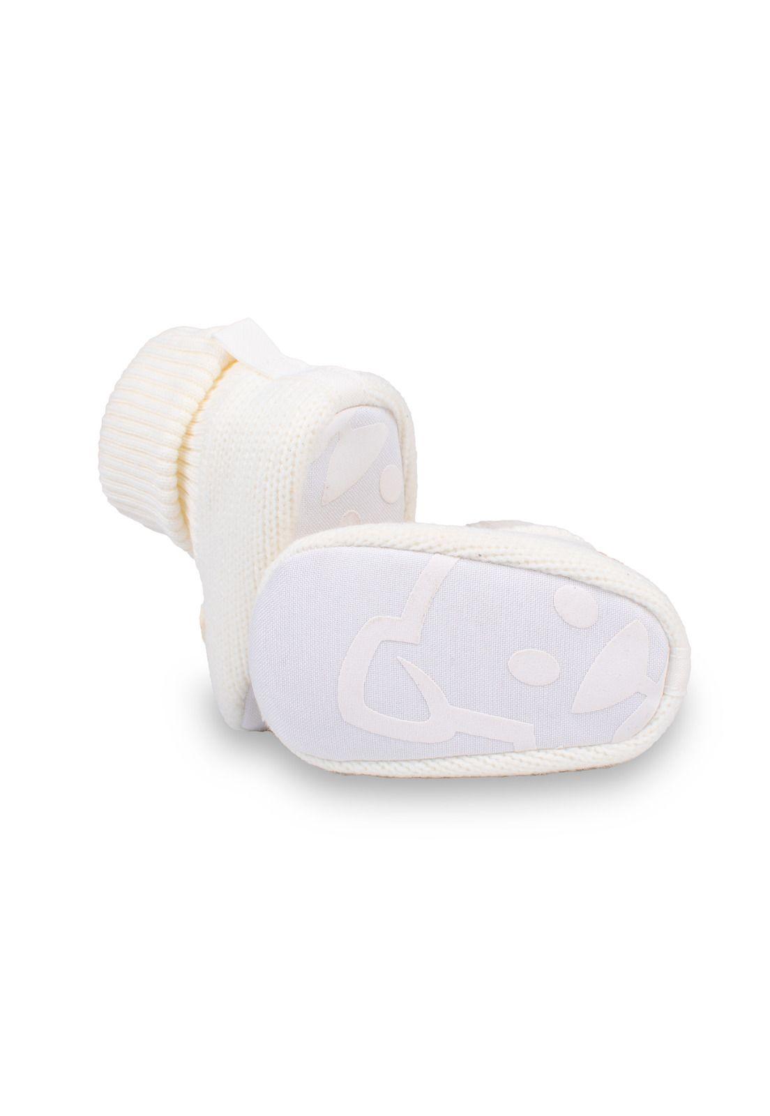 Pantufla Niña Blanco Pillin (PZD101-26CRU)-3