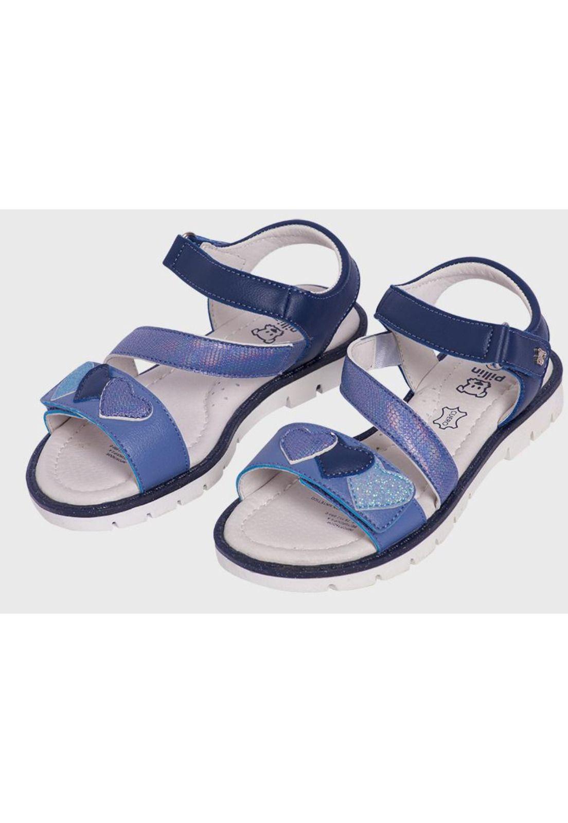 Sandalia Niña Azul Pillin-1