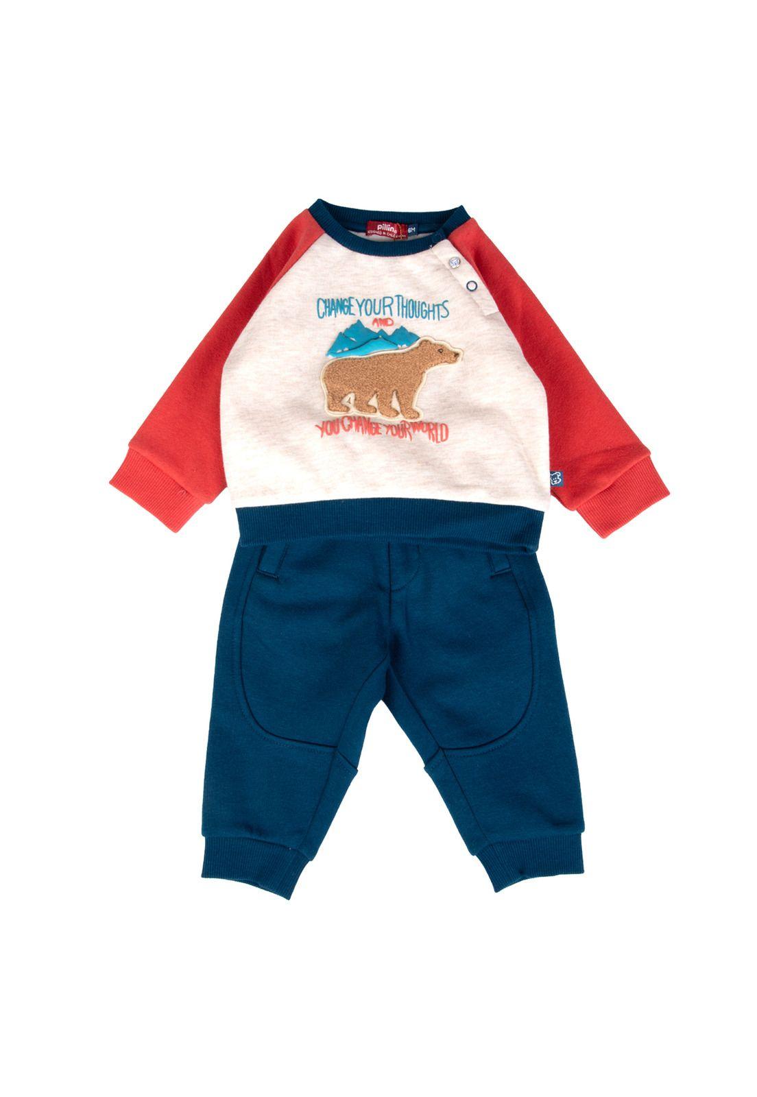 Buzo Bebe  Rojo Pillin ( PVB534-25ROJ )-0