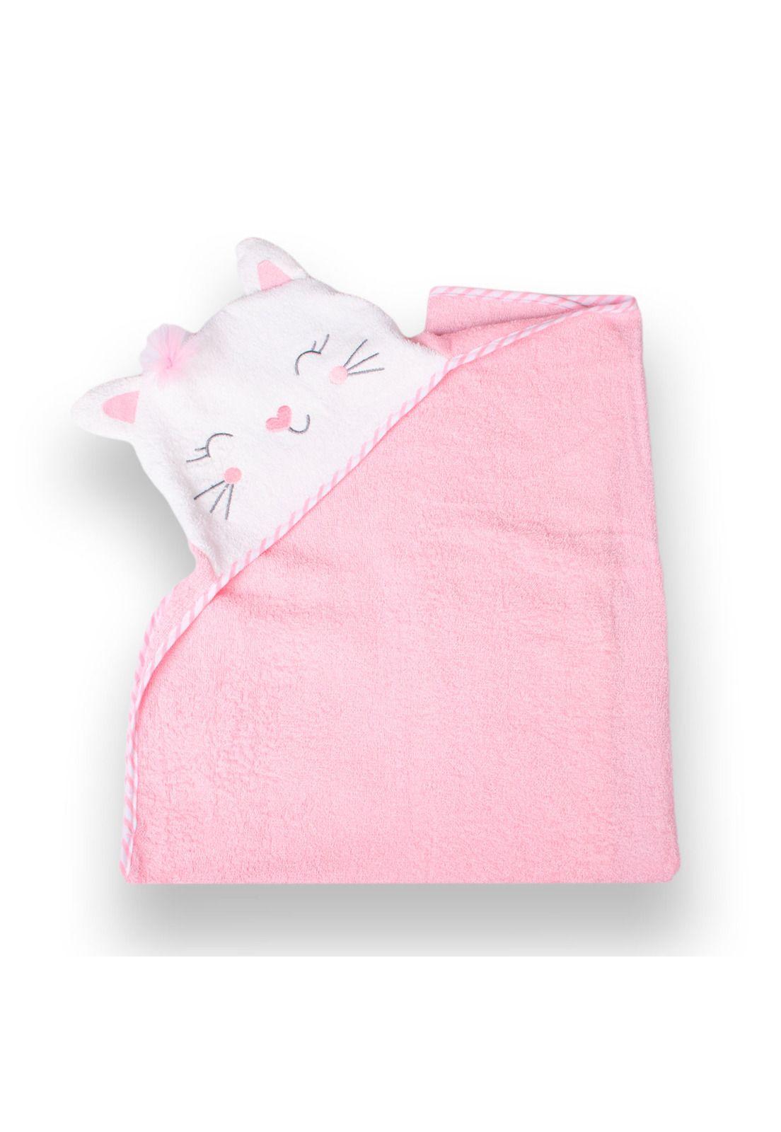 Salida de Baño Terry  Niña Rosado Pillin (PRB308ROS)-2