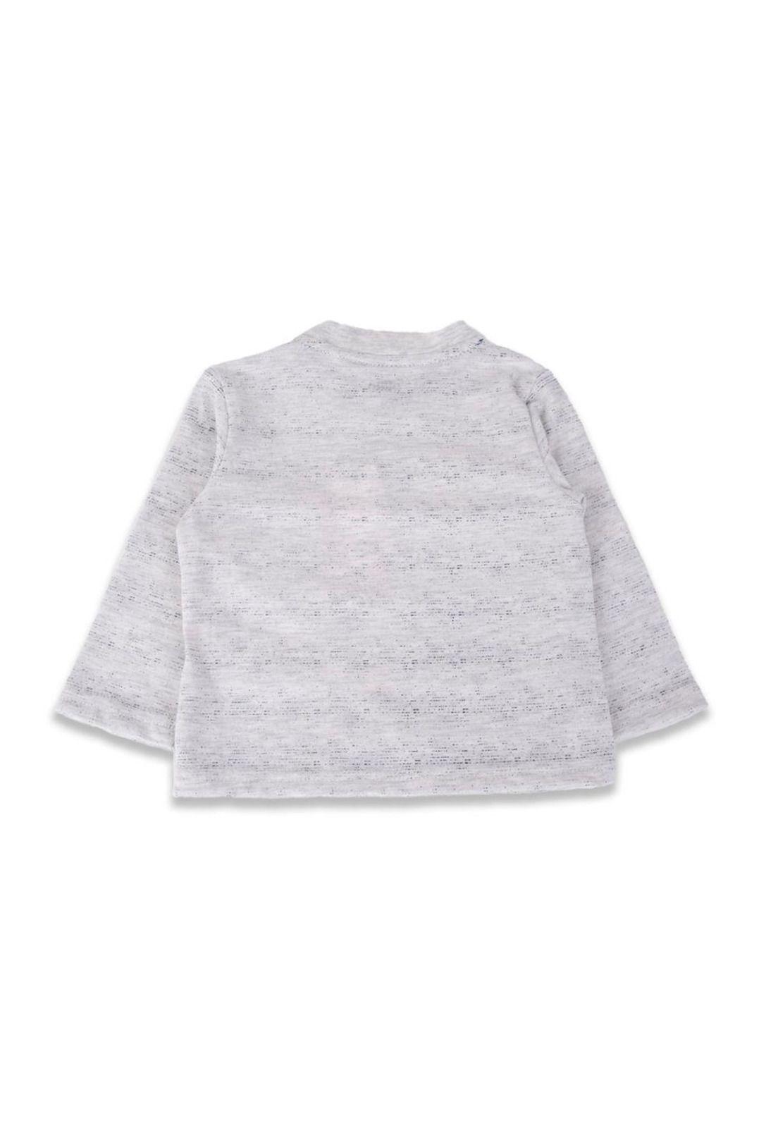 Polera Bebé Niño Gris claro Pillin-3