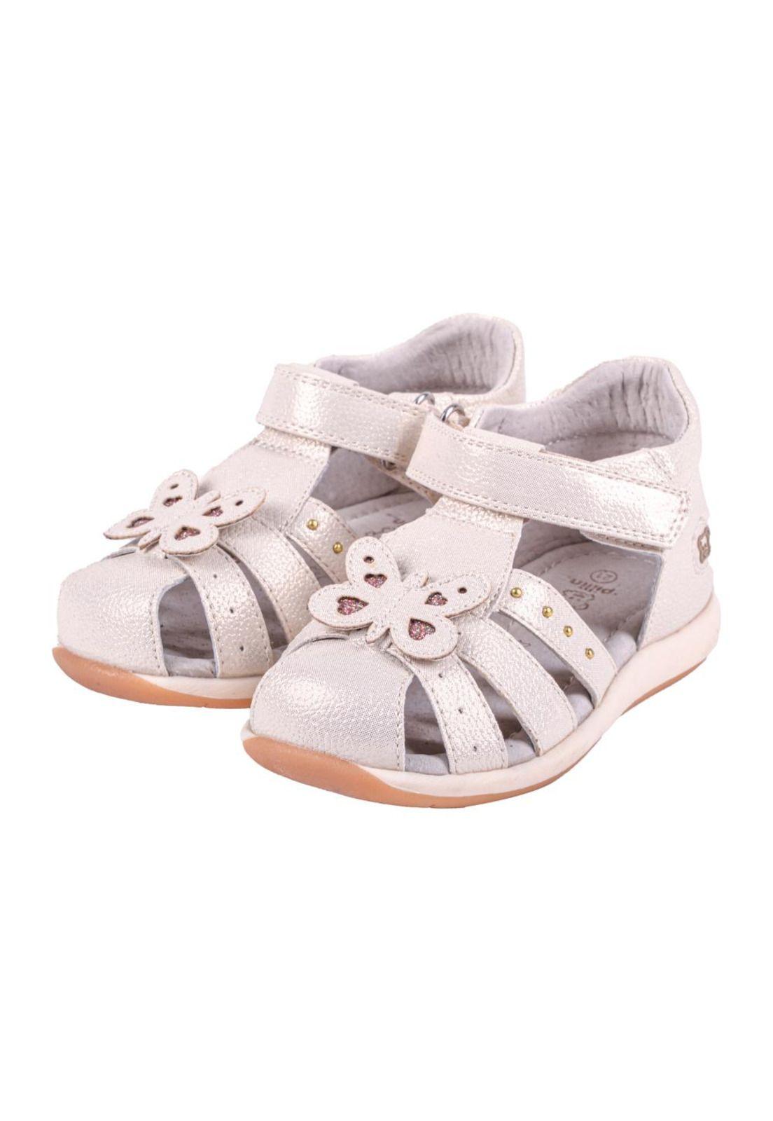 Sandalias Bebe Niña Dorado Pillin-0