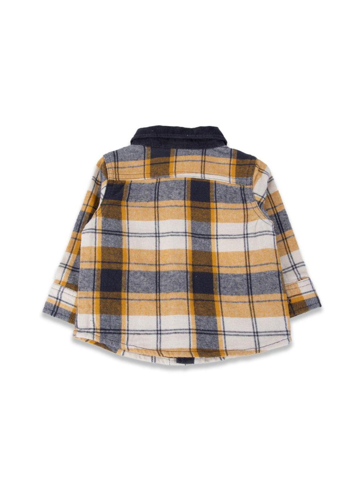 Camisa Bebé Niño Mostaza Pillin-2