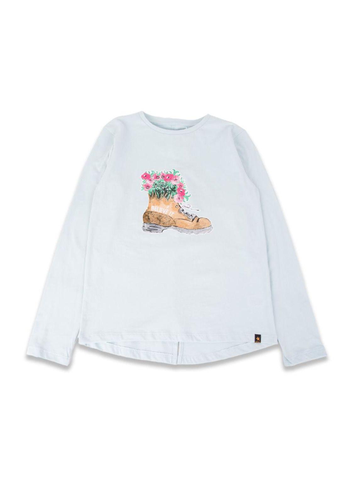 Polera Niña Celeste Pillin-0