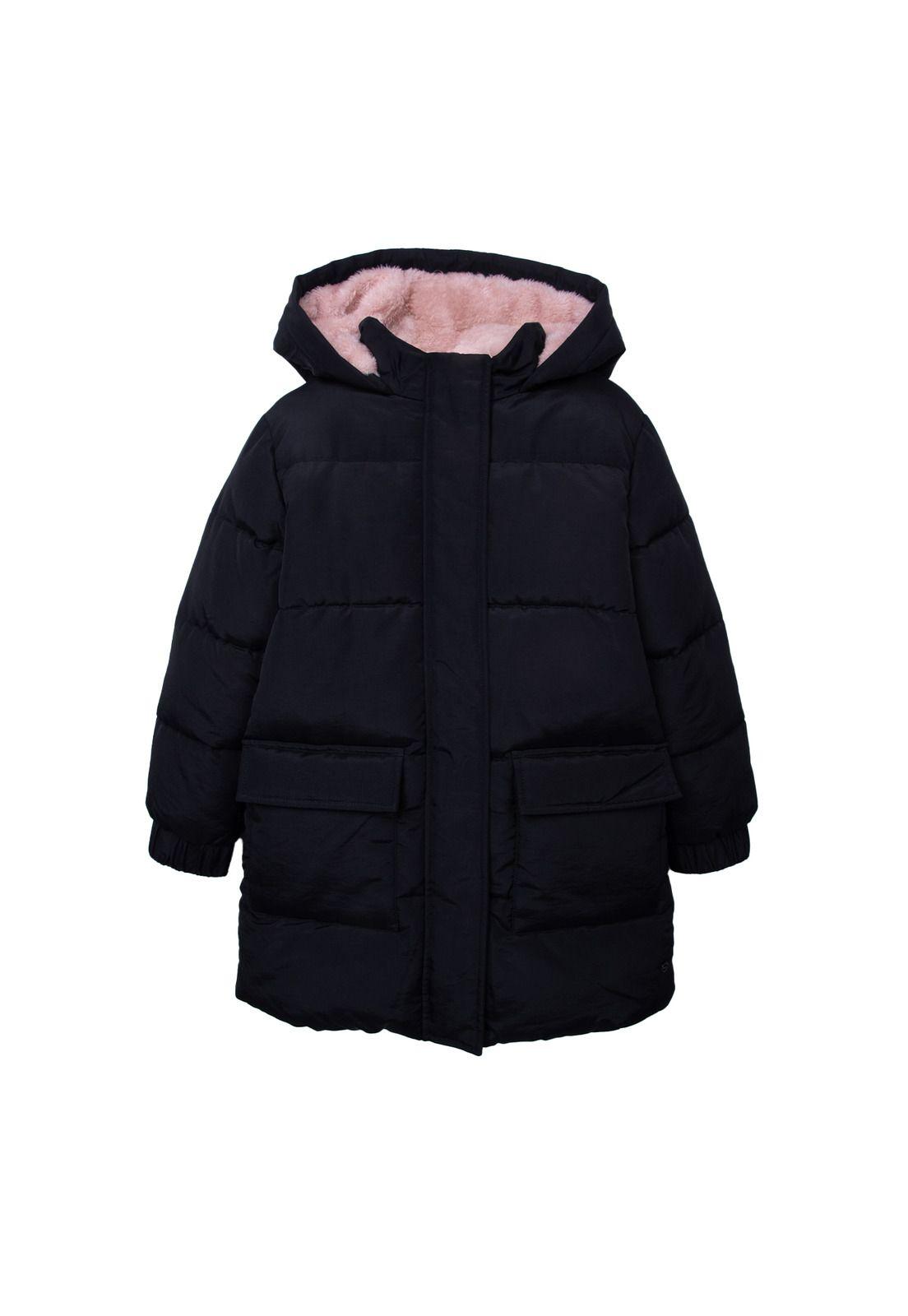 Parka  Negro Niña Pillin (PVD835-26NEG)-0