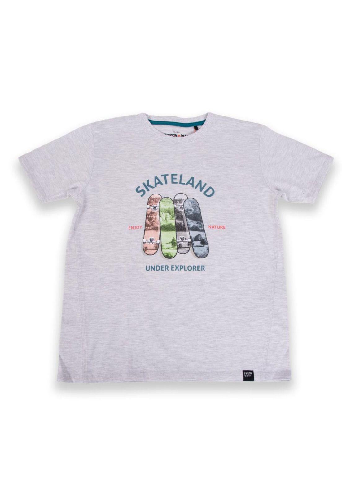 Polera Niño Gris claro Pillin-0
