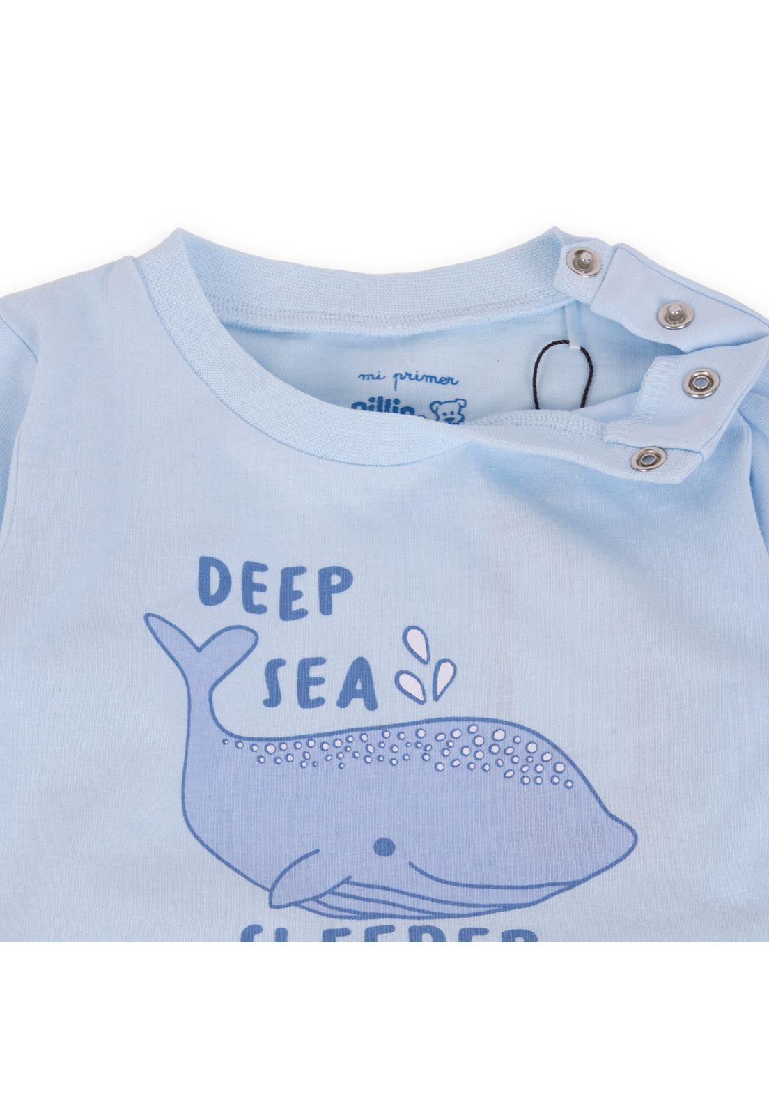 Pijama Bebé Niño Celeste Pillin (PVA405-24CEL)-1