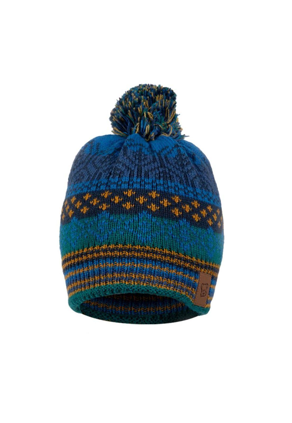 Gorro Bebé Niño Azul eléctrico Pillin-0