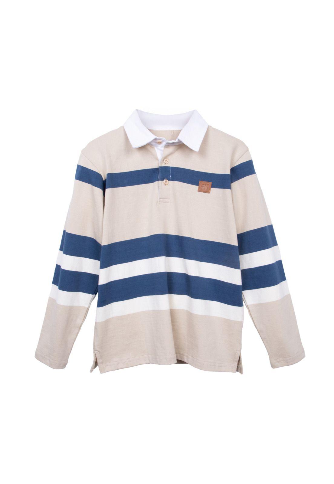 Polera  Café Niño Pillin (PVD633-26ARE)-0