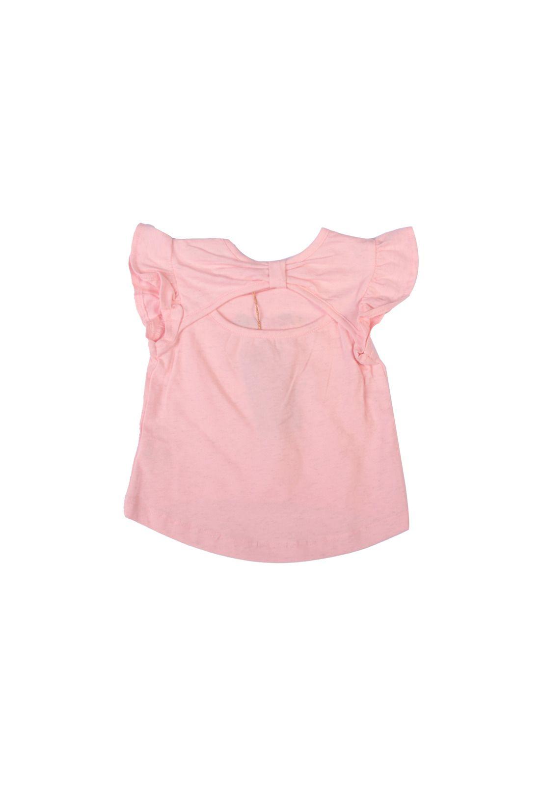 Polera Bebe Niña Rosado Pillin-4