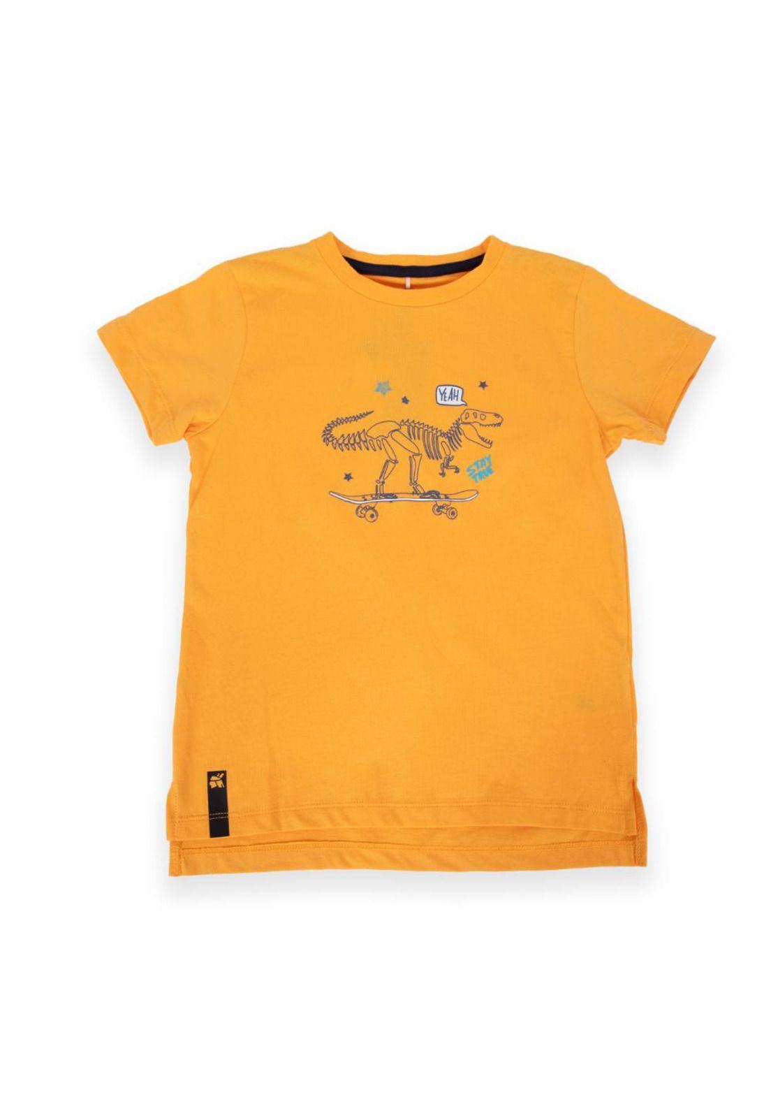 Polera Niño Naranja Pillin-0
