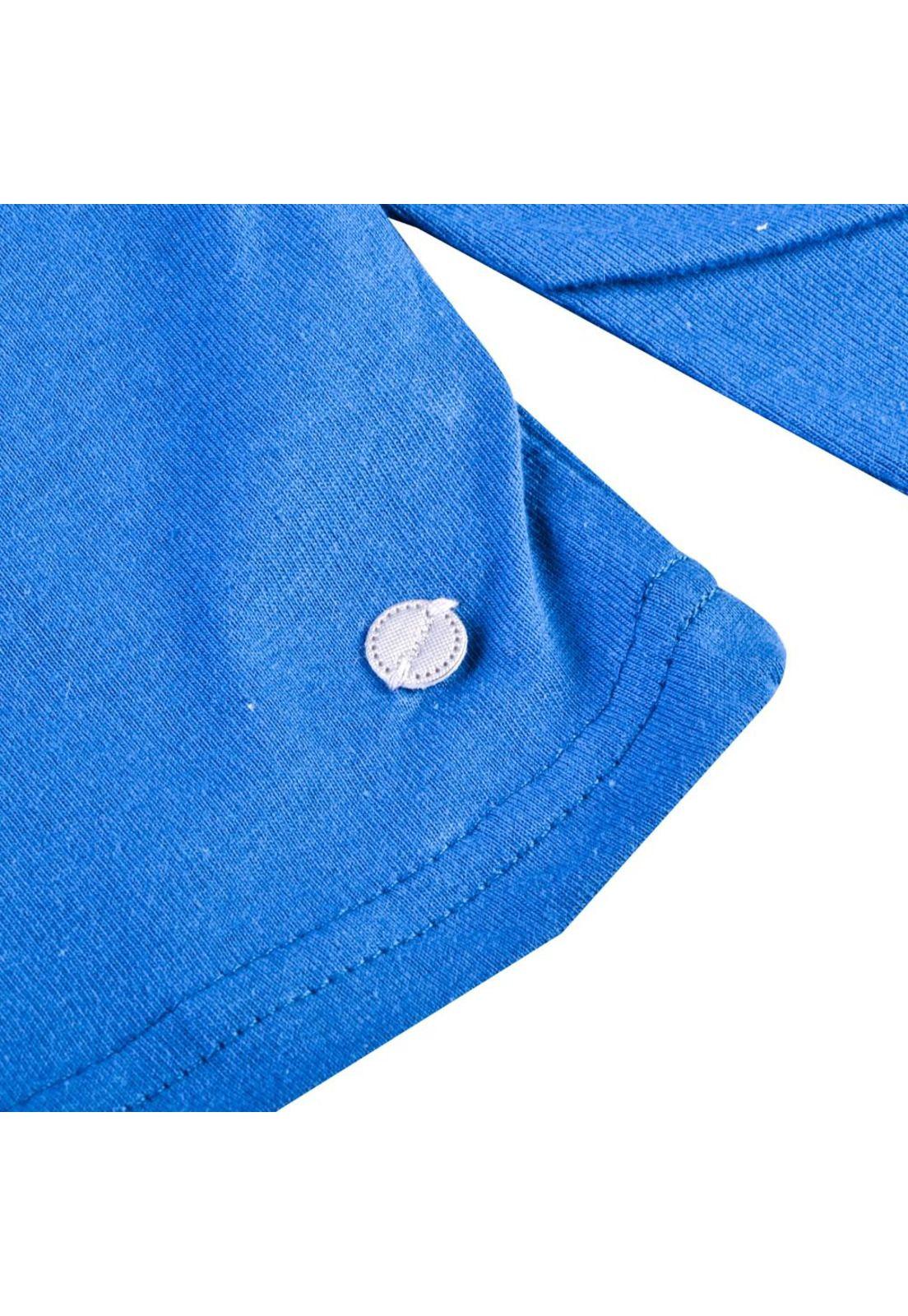 Polera Manga Larga Niña Azul Pillin-1