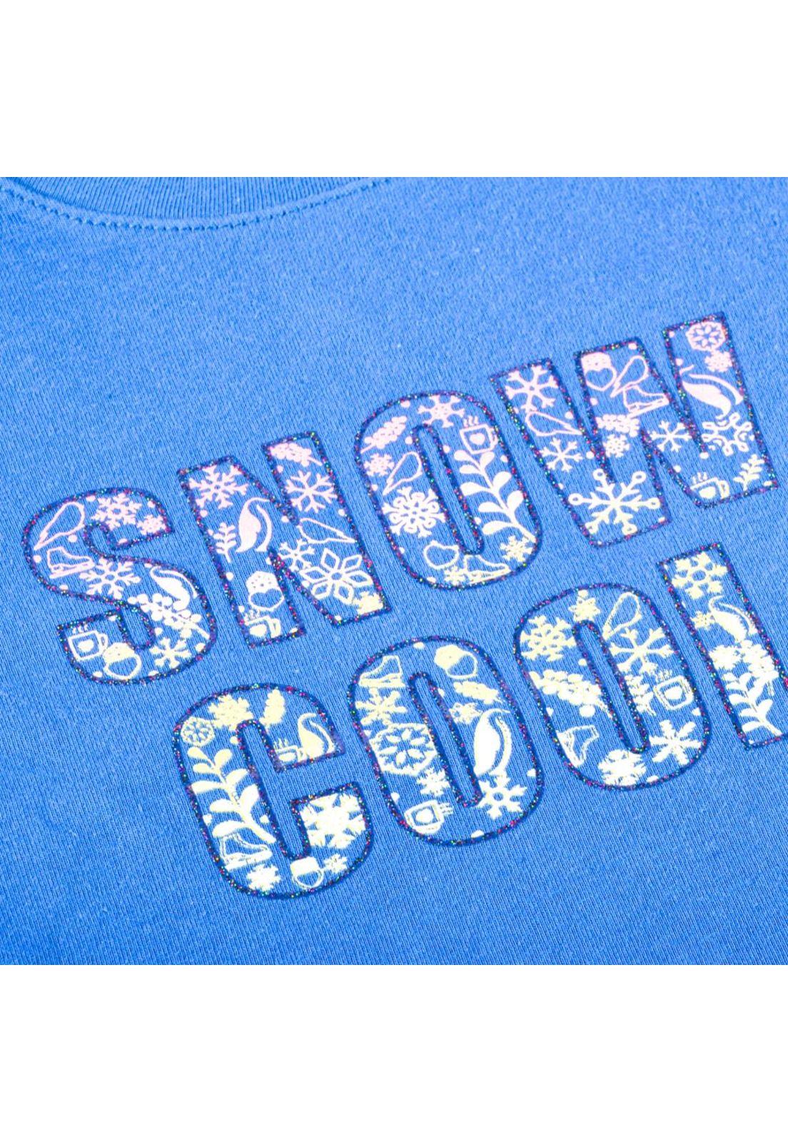 Polera Manga Larga Niña Azul Pillin-2