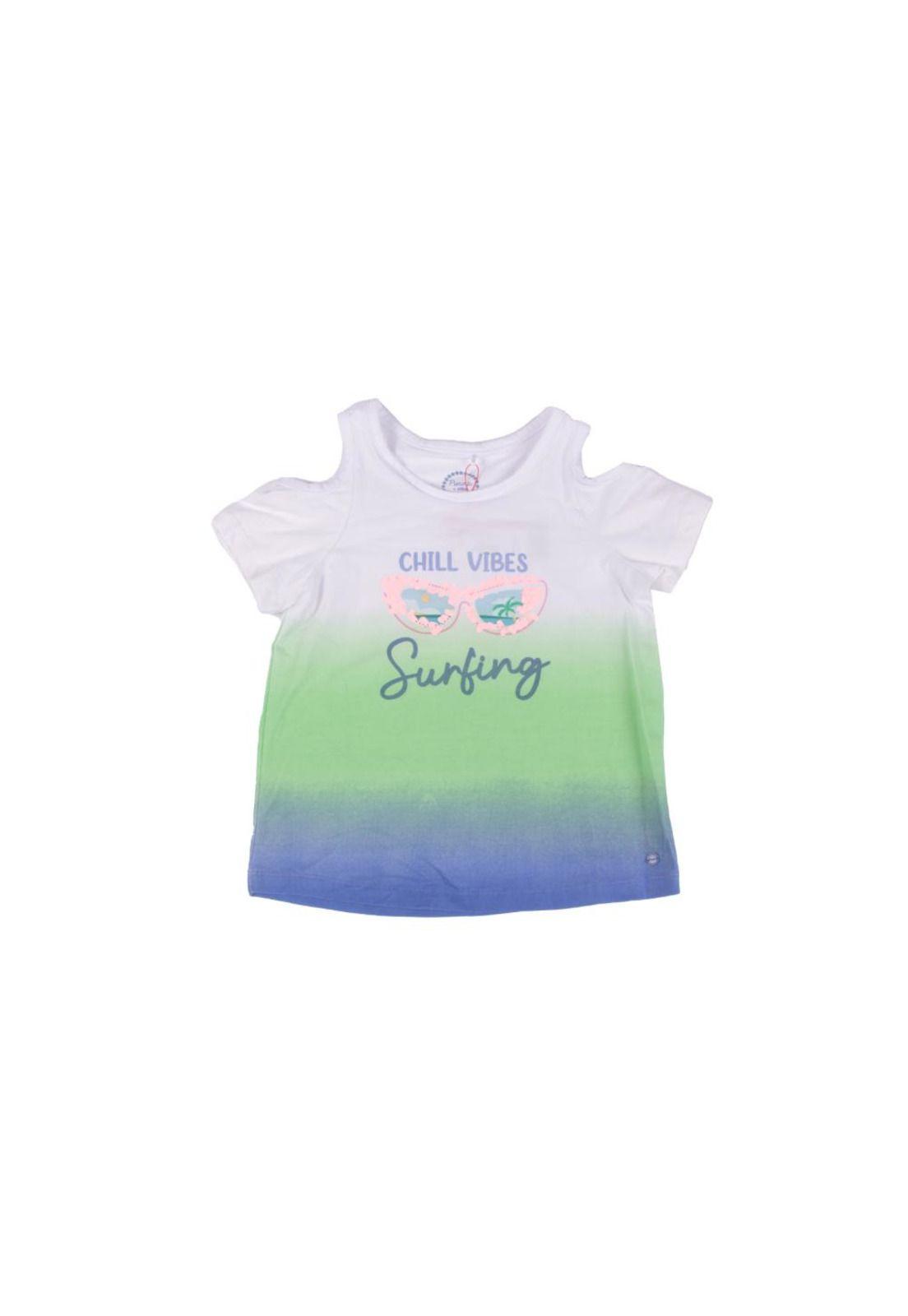 Polera Niña Azul petróleo Pillin-0