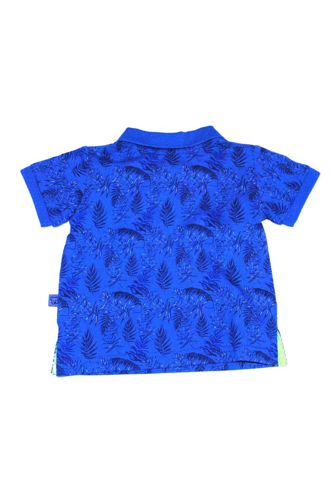 Polera Bebe Niño Azul Pillin-1