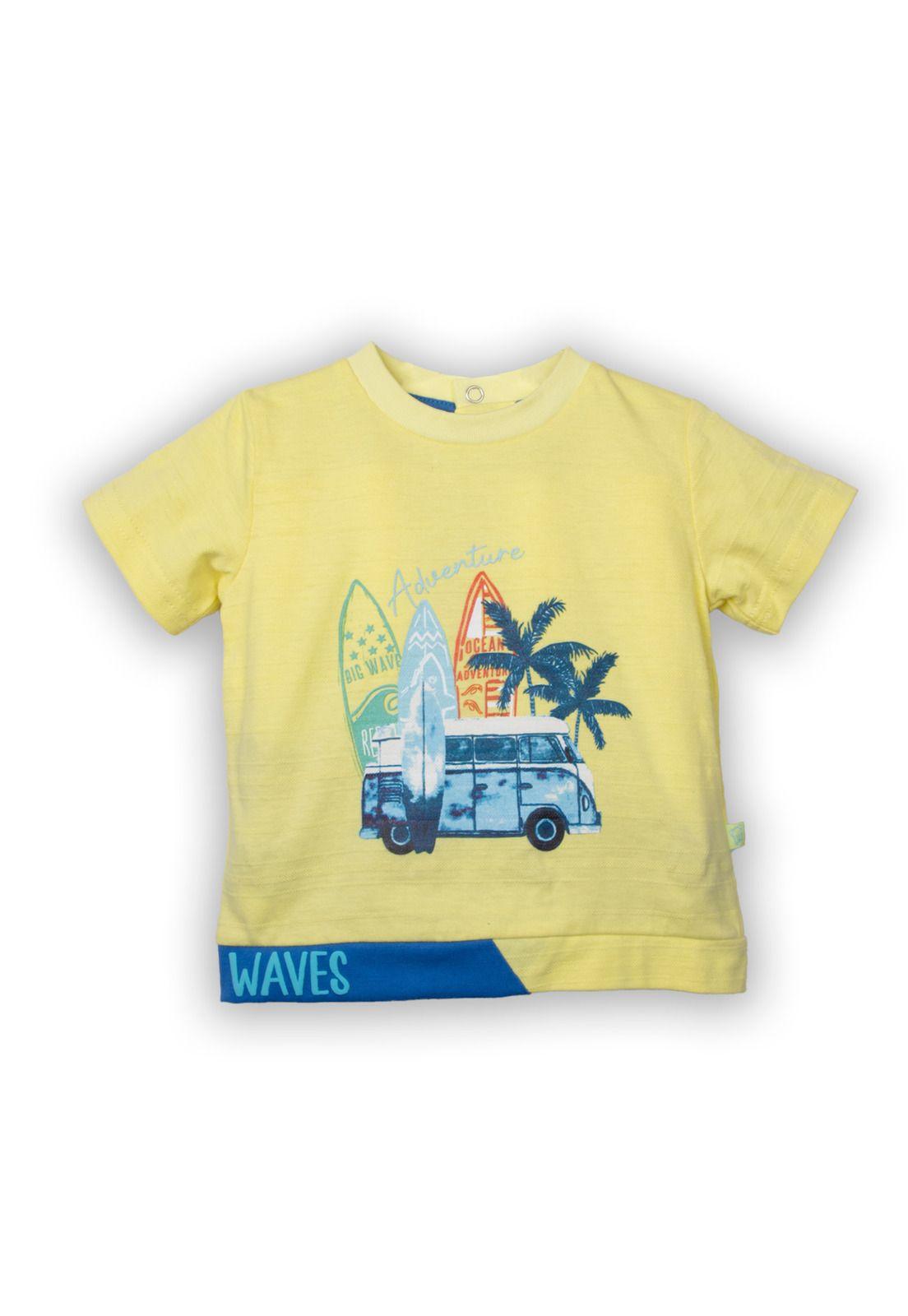 Polera  Niño Amarillo Pillin (PVC647-25AMA3M)-0