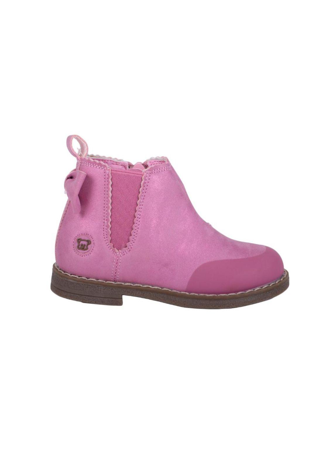 Botin Bebe Niña Rosado Pillin-2