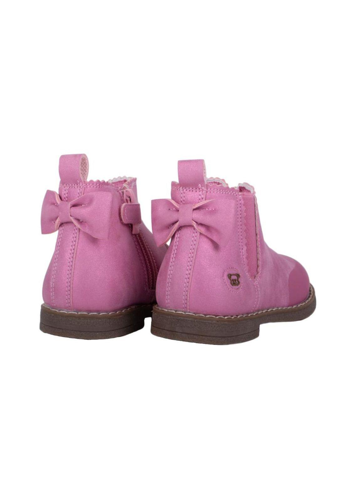 Botin Bebe Niña Rosado Pillin-3