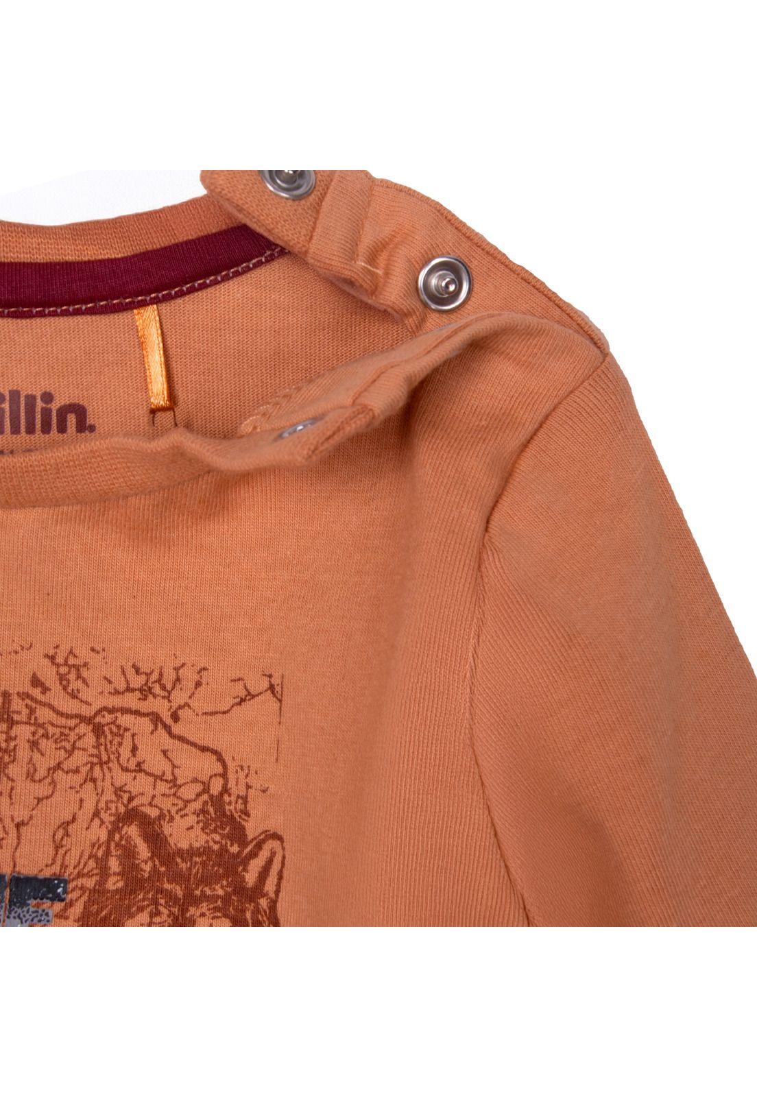 Polera  Café Niño Pillin (PVD632-26CAF)-2