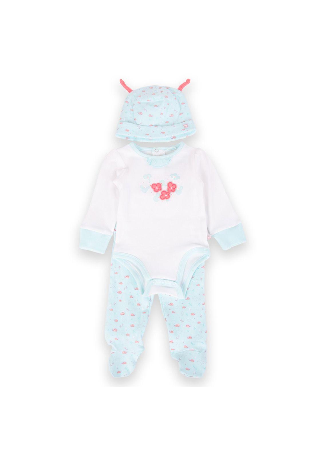 Set 3 Pzas Bebé Niña Multicolor Pillin-1
