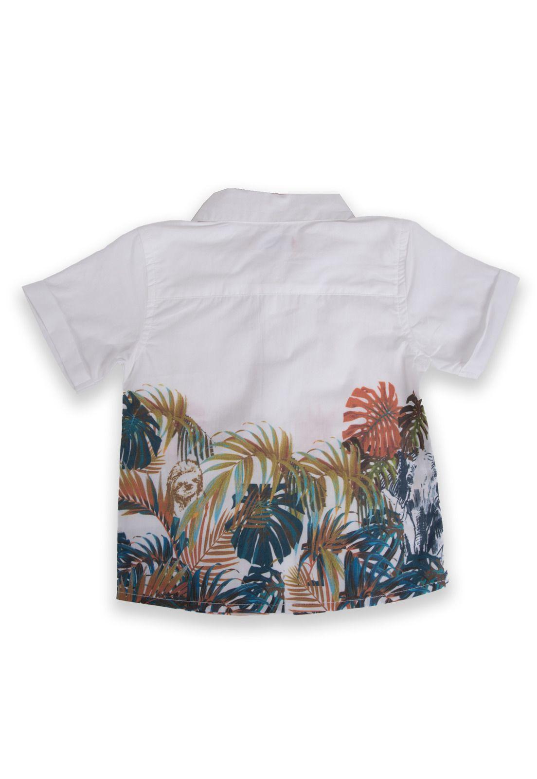 Camisa Bebé Niño Blanco Pillin-2