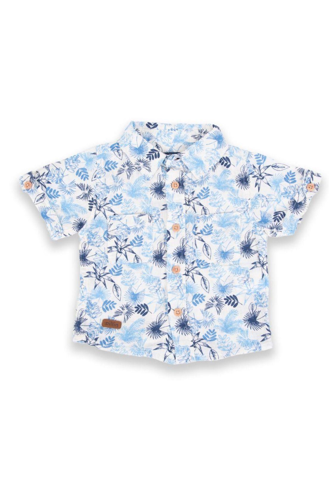 Camisa Bebé Niño Blanco Pillin-0
