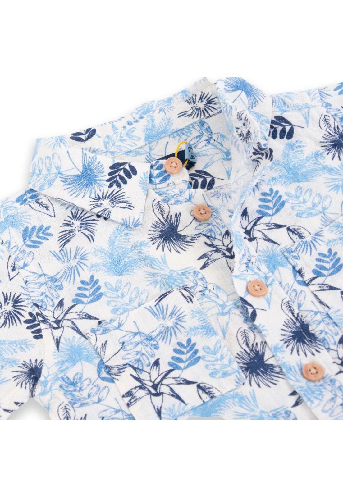 Camisa Bebé Niño Blanco Pillin-1