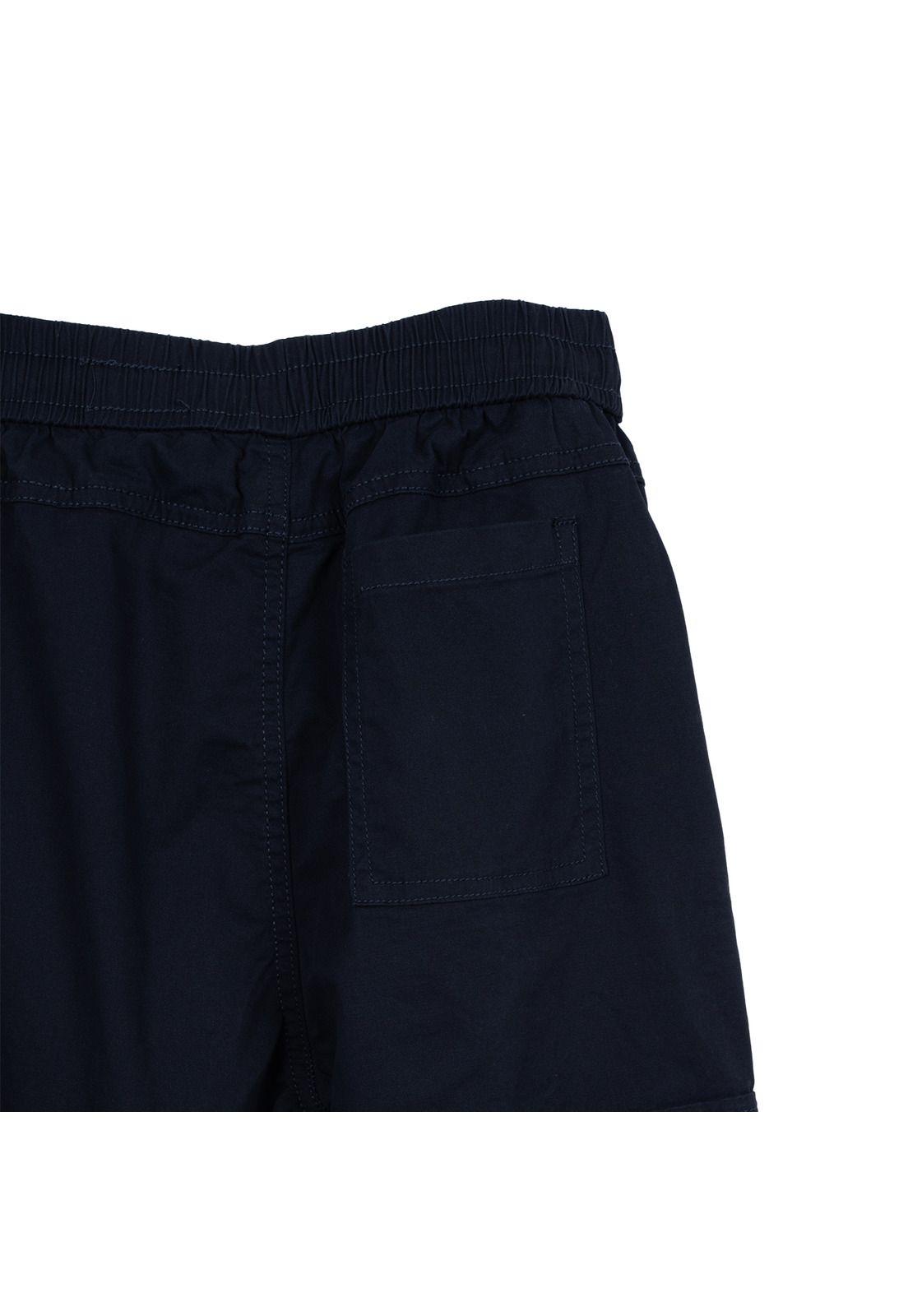 Pantalón Niño Cargo Azul Pillin-3